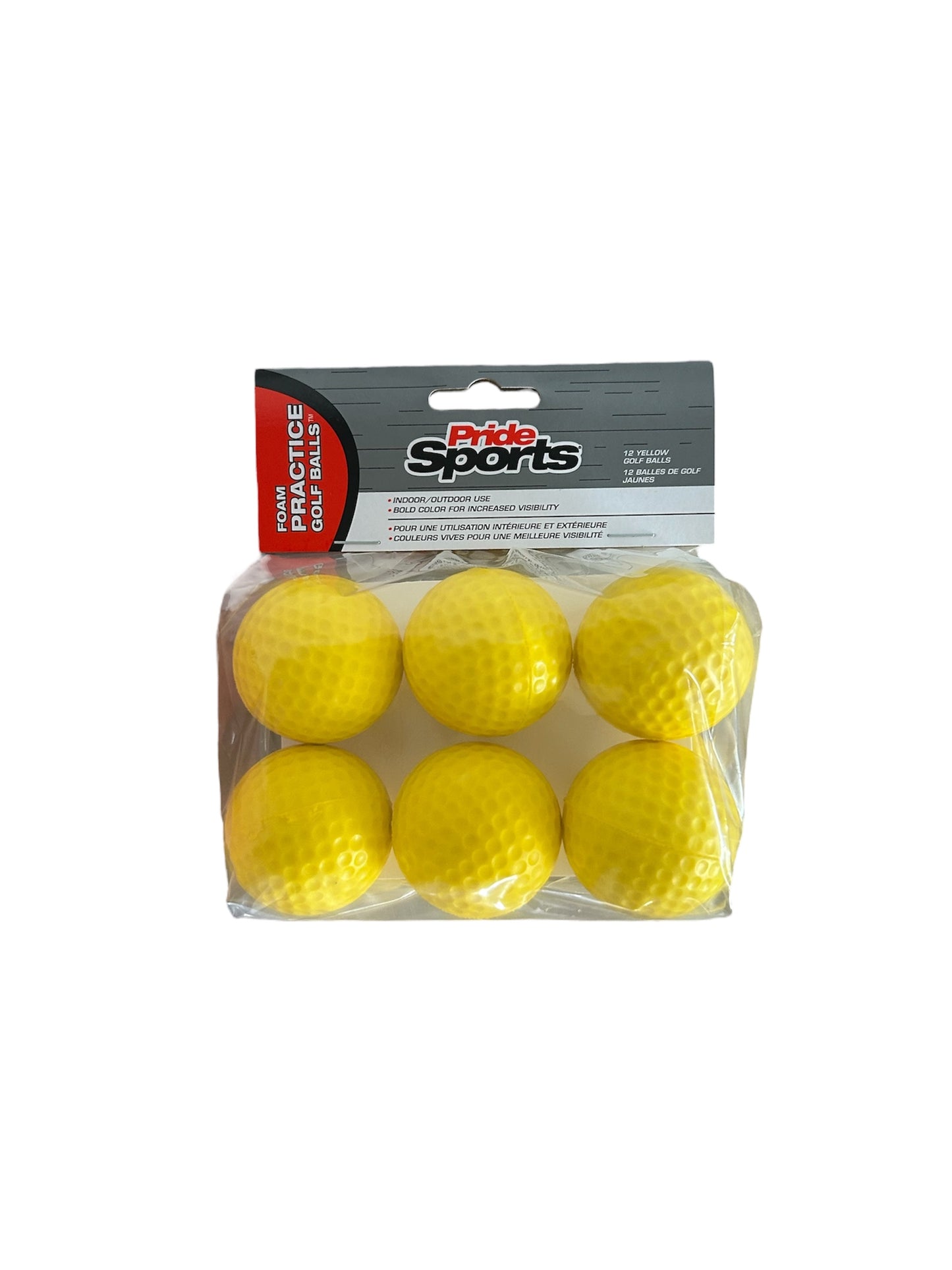 Pride Yellow Foam Ball (12 pack)