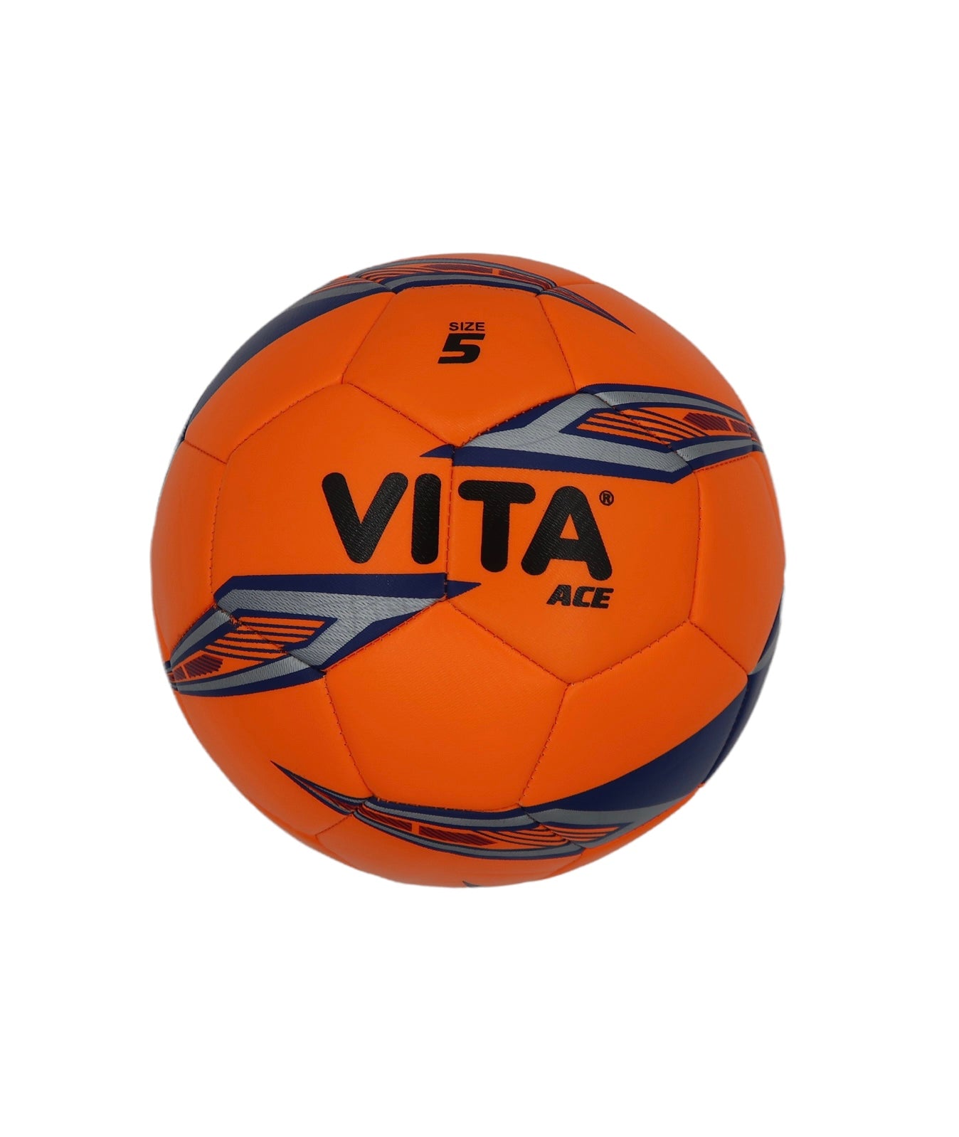 VITA Ace Soccer Ball - Orange/Blue