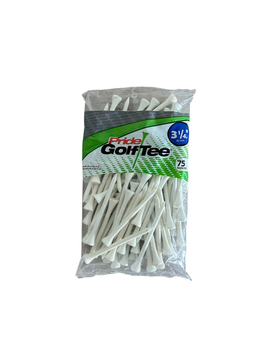 Pride Deluxe Tee (75 Pack) - 3 1/4"